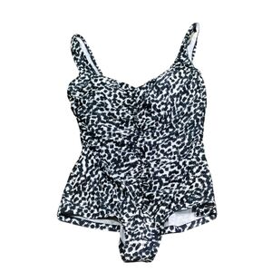 Maxine of Hollywood Black and White One Piece Swimsuit
